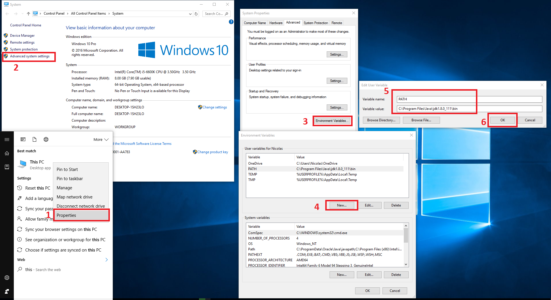 Windows 10 environment variables. Переменные среды Windows 10. Переменные среды Windows 10 на английском. Как найти переменные среды Windows 10. Environment variables Windows 10 где находится.