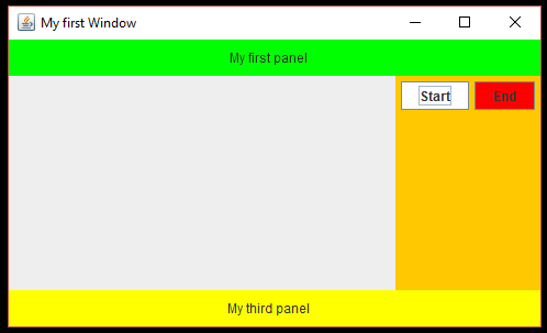 Ma première interface usager SimpleGUIExample
